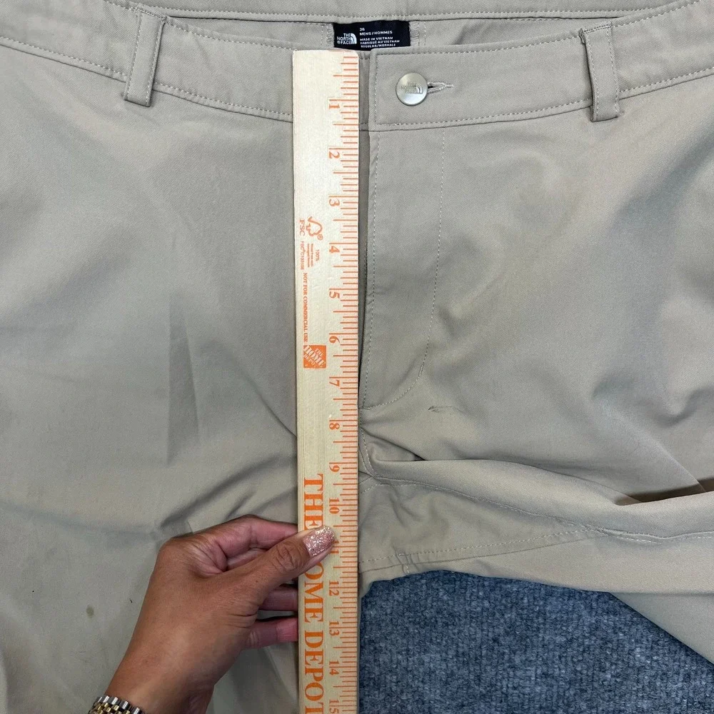 The North Face Chino Pants Mens Beige Flat Front Pockets Classic Outdoor - 36X30